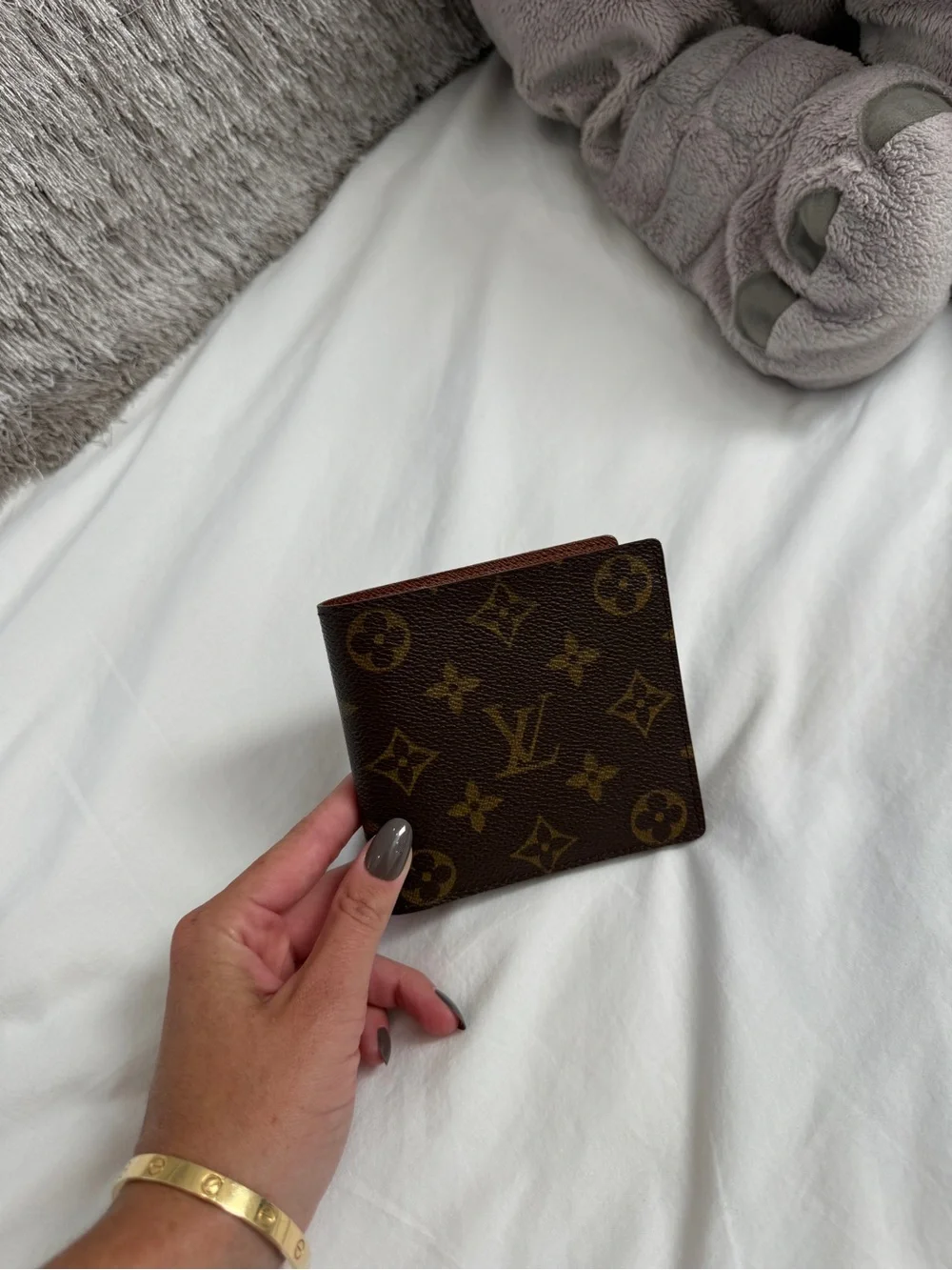 Louis Vuitton Brown Monogram Canvas Bi-Fold Wallet
